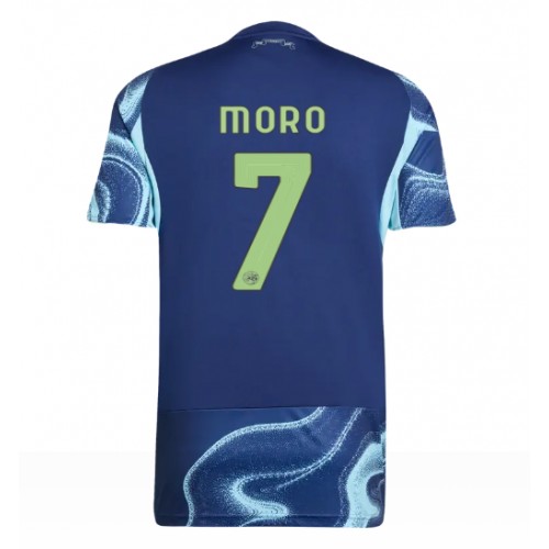 Stroje piłkarskie Ajax Raul Moro #7 Koszulka Wyjazdowej 2025-26 Krótki Rękaw